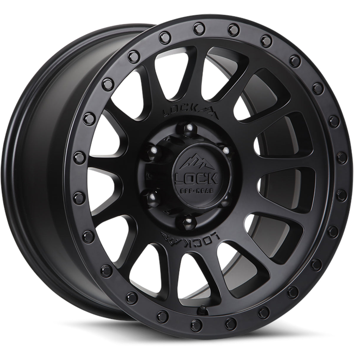 Lock Offroad Wheels Yosemite Matte Black Wheel