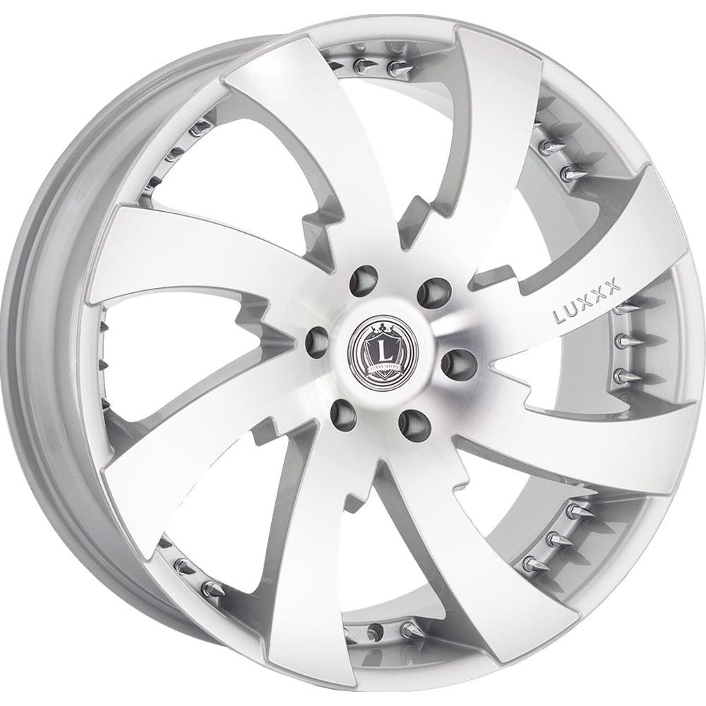 Luxxx Alloys LUX12 Silver Machined Wheel