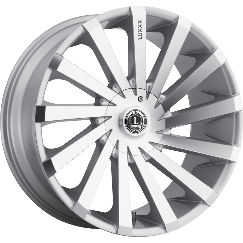 Luxxx Alloys LUX13 Silver Machined Wheel