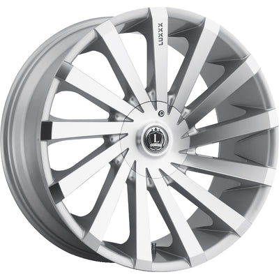 Luxxx Alloys LUX13 Silver Machined Wheel