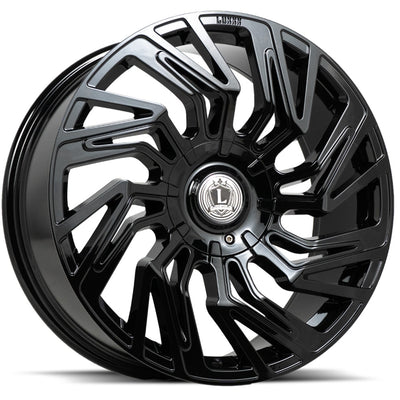 Luxxx Alloys LUX28 Gloss Black Wheel