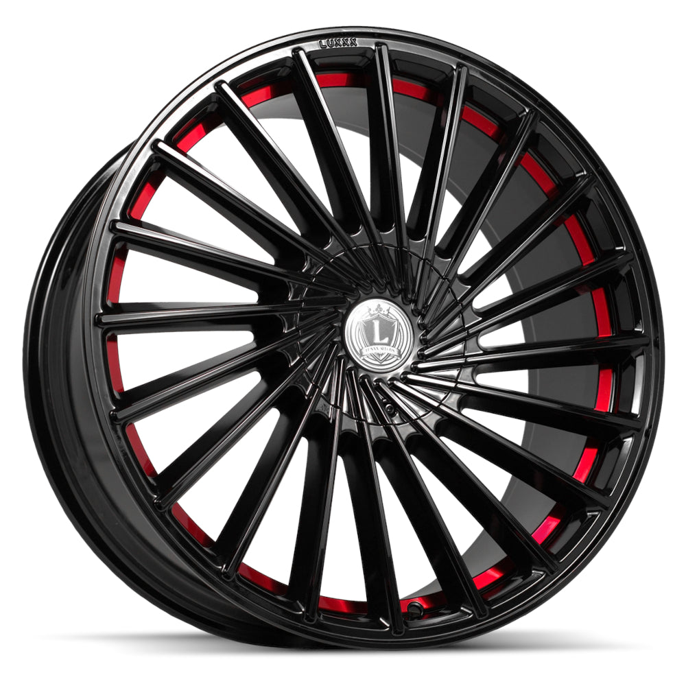 Luxxx Alloys LUX36 Black Machined Wheel