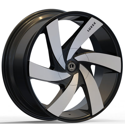 Luxxx Alloys LUX48 Black Machined Wheel