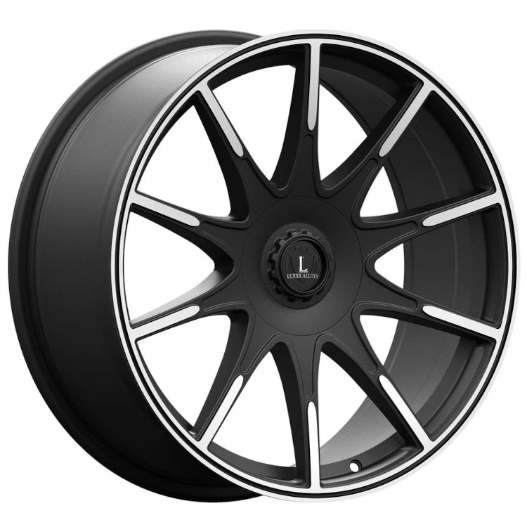 Luxxx Alloys LUX51 Black Machined Wheel