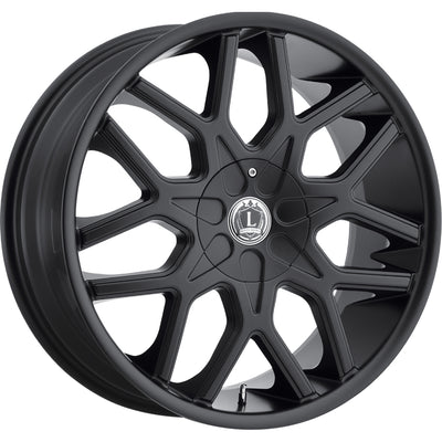 Luxxx Alloys LUX7 Matte Black Wheel
