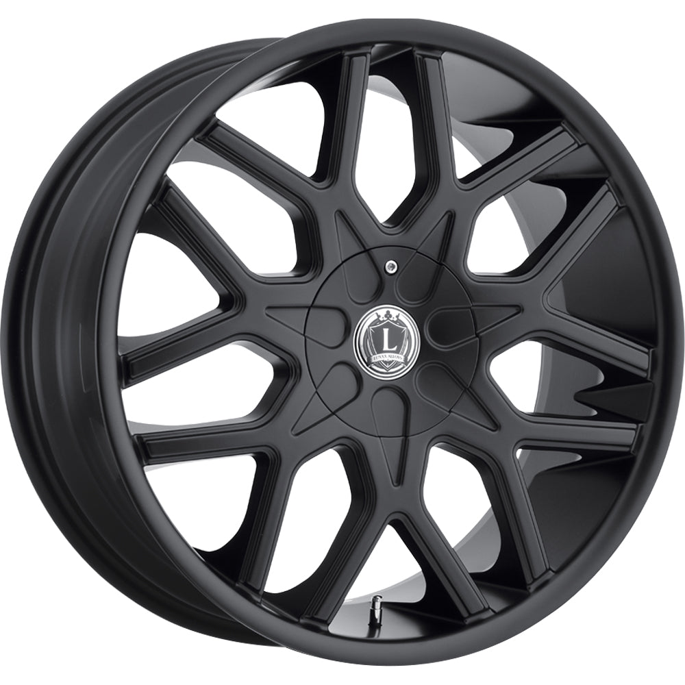 Luxxx Alloys LUX7 Matte Black Wheel