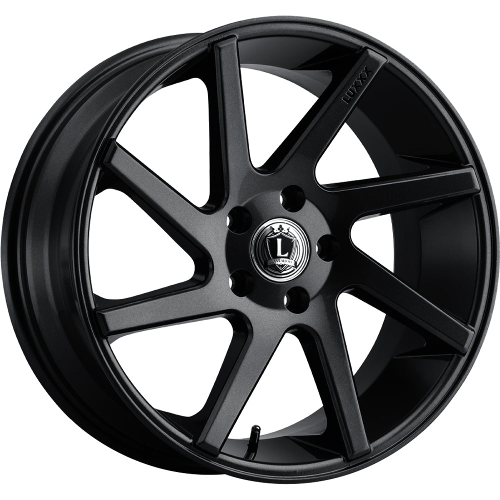 Luxxx Alloys LUX8 Satin Black Wheel