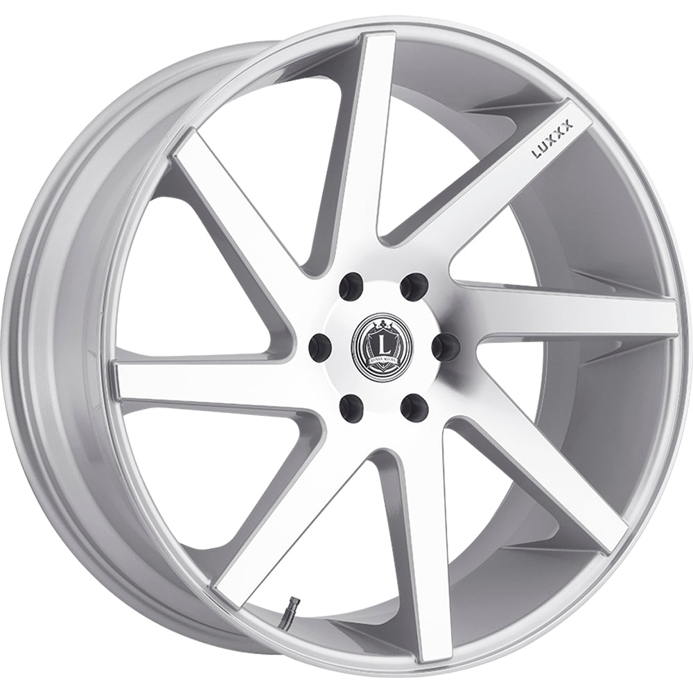 Luxxx Alloys LUX8 Silver Machined Wheel