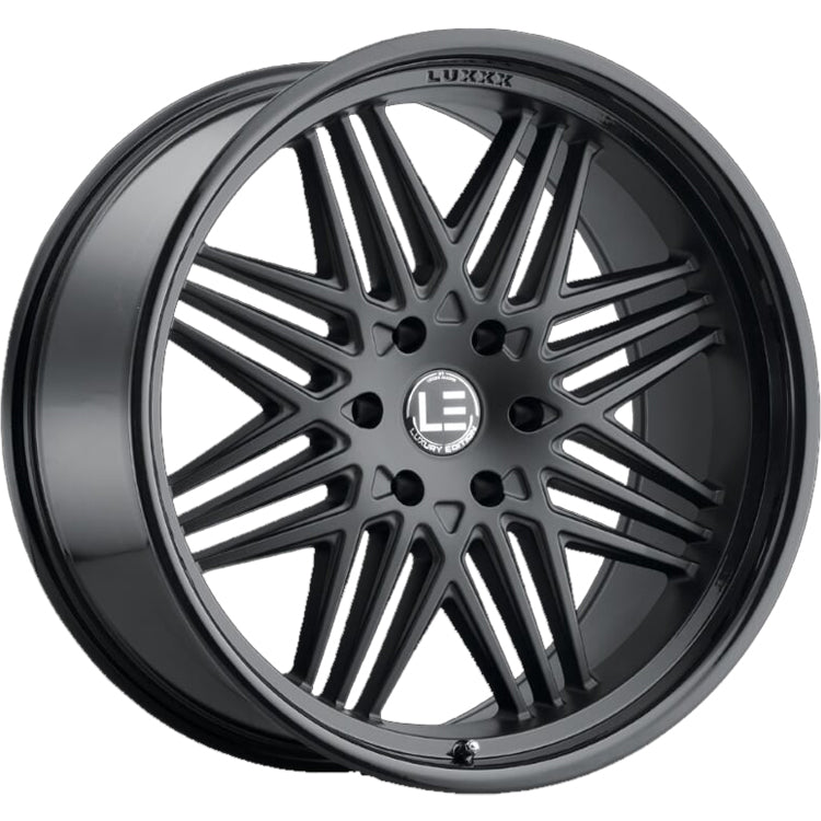 Luxxx Alloys LUXLE4 Black Wheel