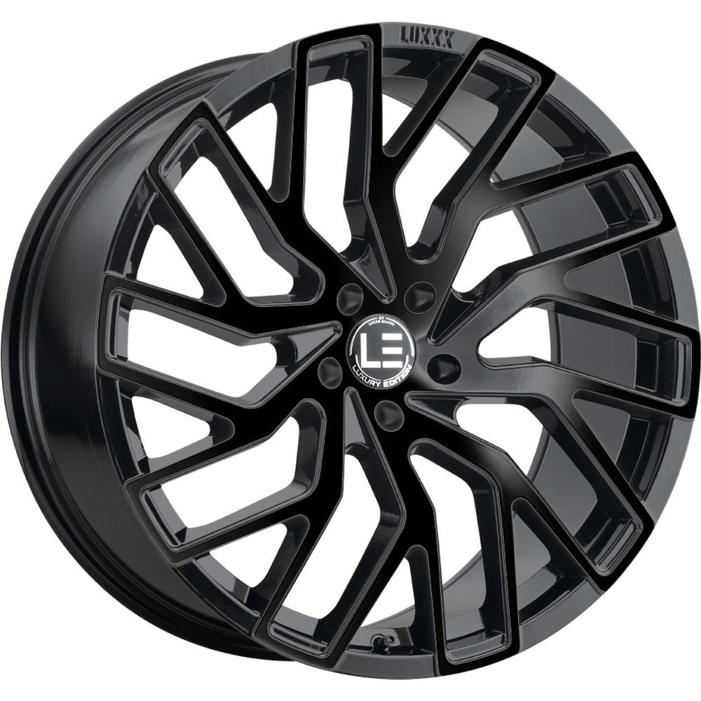 Luxxx Alloys LUXLE5 Gloss Black Wheel