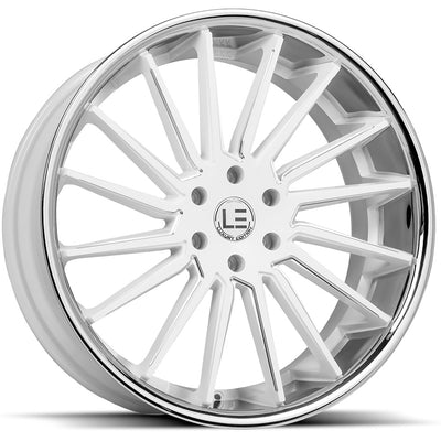 Luxxx Alloys LUXLE9 White Milled Wheel