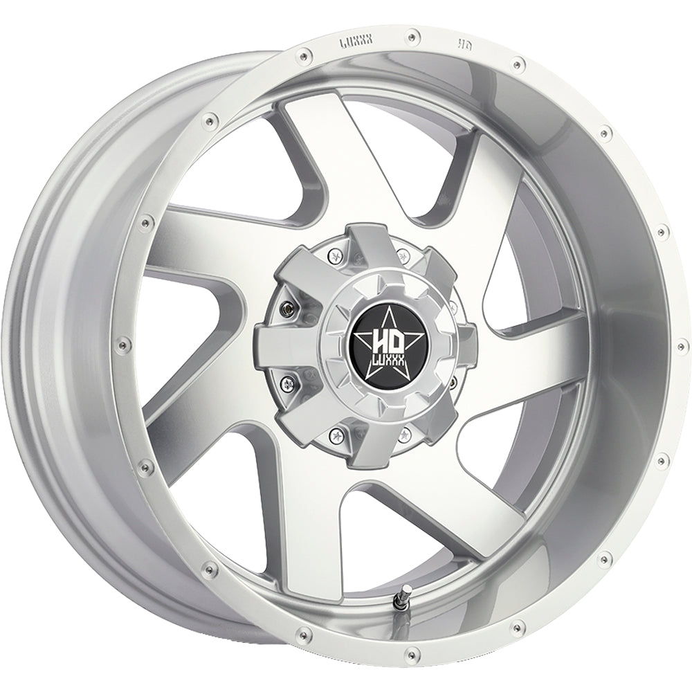 Luxxx HD LHD1 Silver Machined Wheel