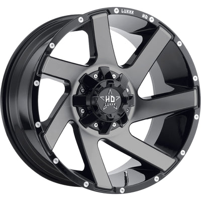 Luxxx HD LHD11 Black Machined Wheel