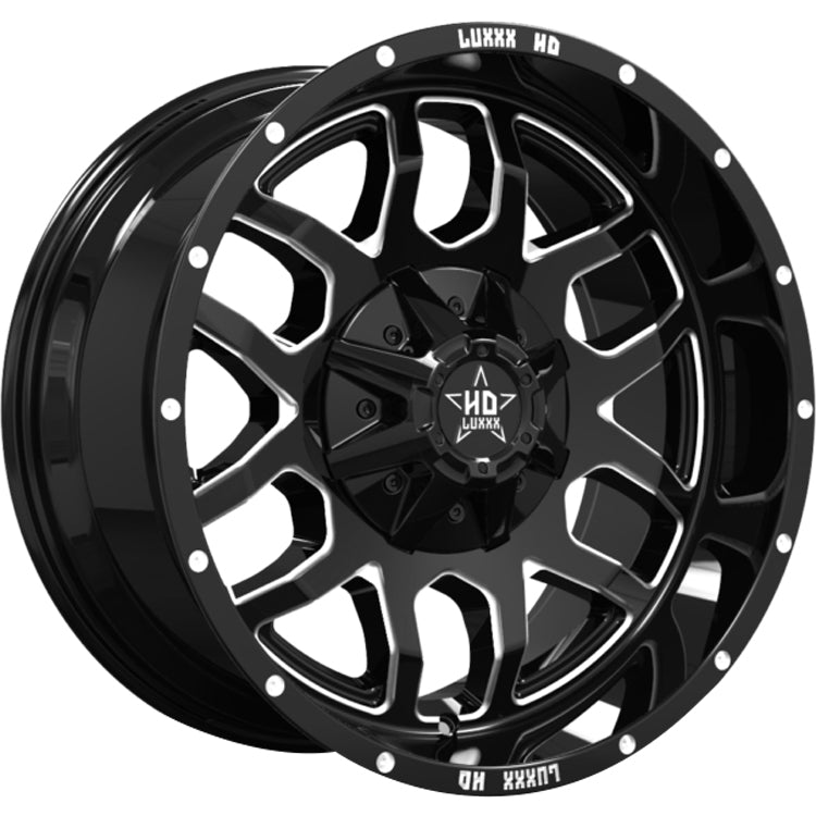 Luxxx HD LHD13 Black Milled Wheel