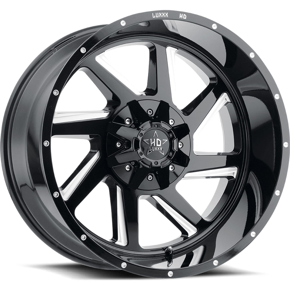 Luxxx HD LHD14 Black Milled Wheel