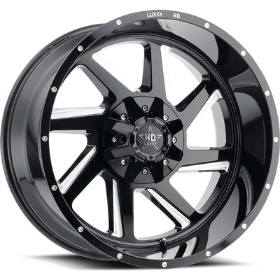 Luxxx HD LHD14 Black Milled Wheel