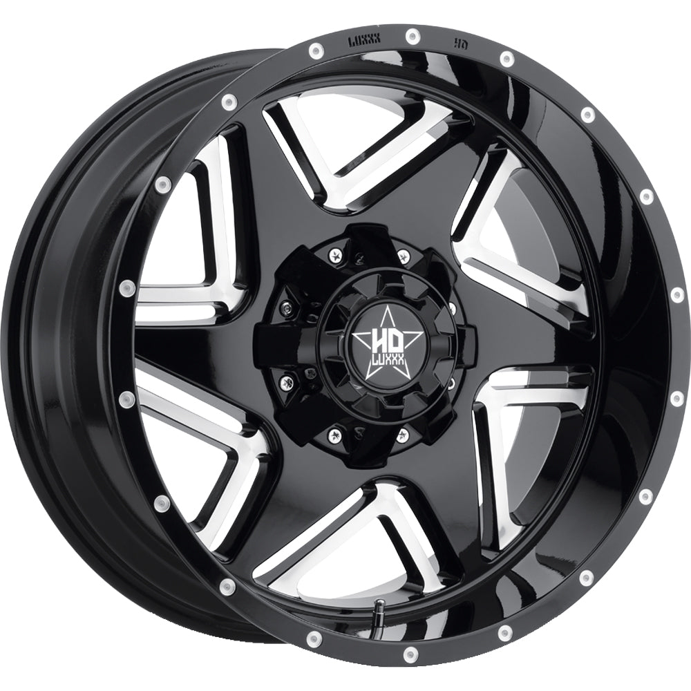 Luxxx HD LHD2 Black Milled Wheel