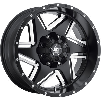 Luxxx HD LHD2 Black Milled Wheel