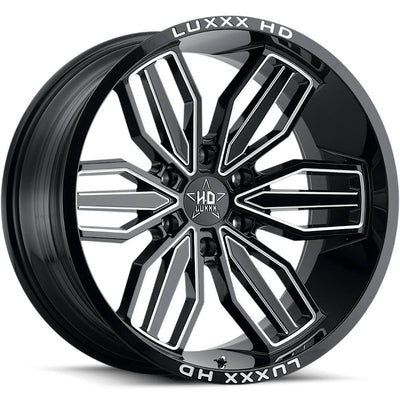 Luxxx HD LHD21 Black Milled Wheel