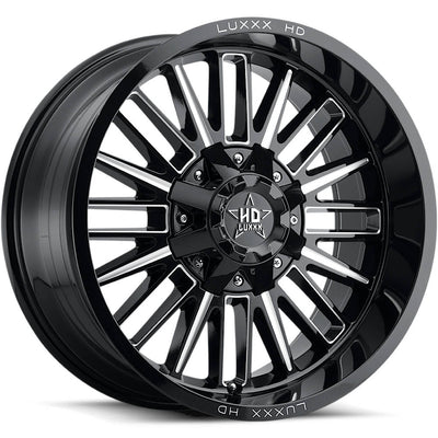 Luxxx HD LHD23 Black Milled Wheel
