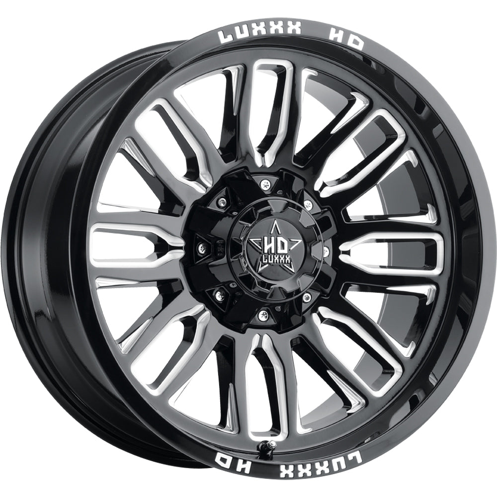 Luxxx HD LHD26 Black Milled Wheel