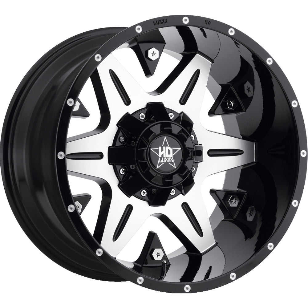 Luxxx HD LHD3 Black Machined Wheel