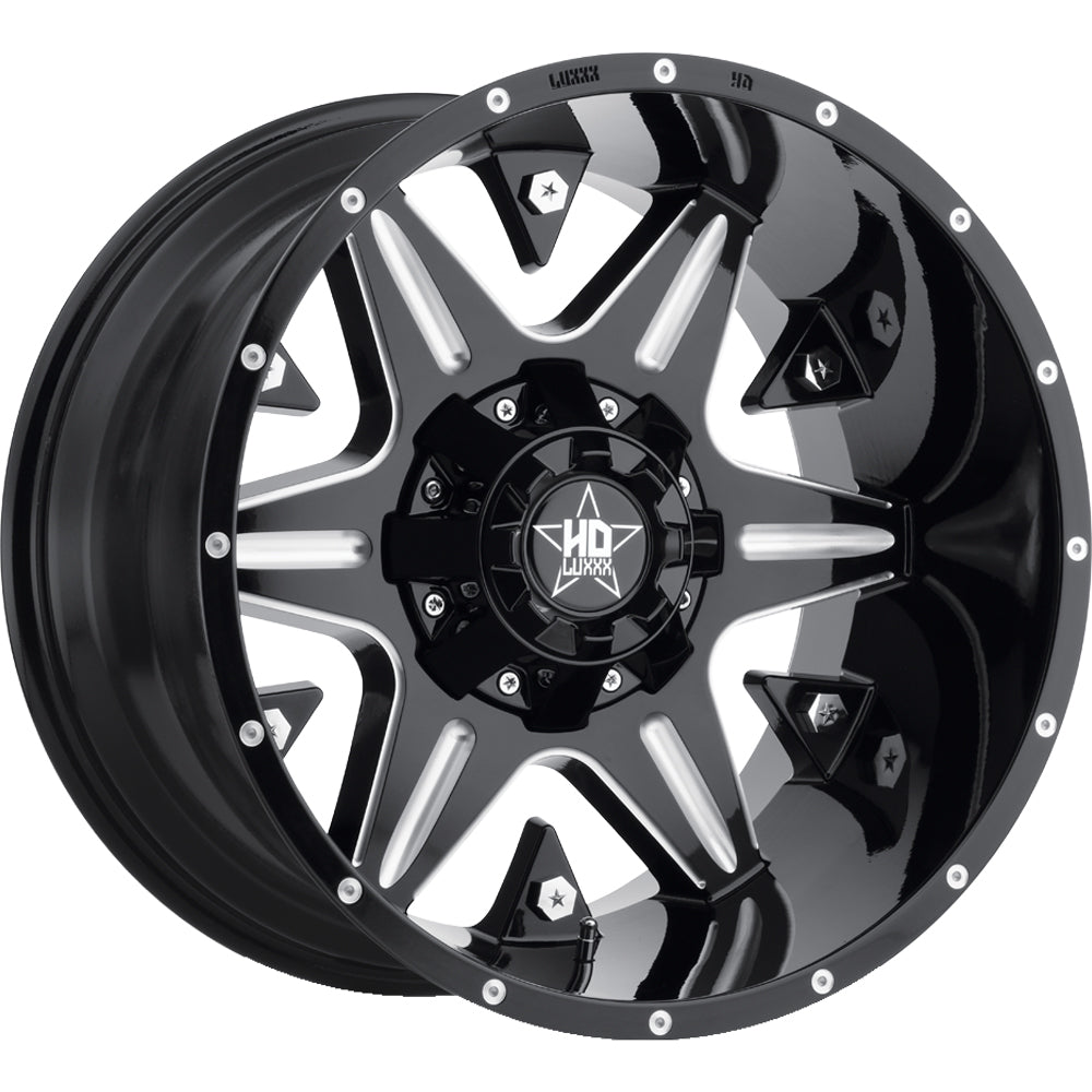 Luxxx HD LHD3 Black Milled Wheel