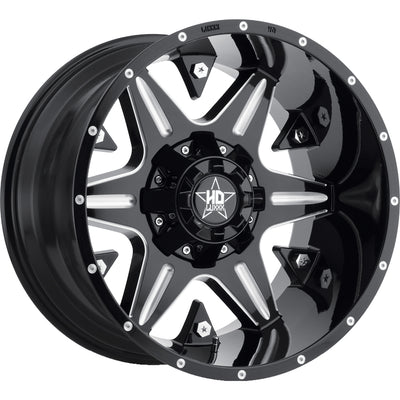 Luxxx HD LHD3 Black Milled Wheel