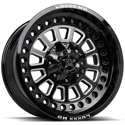 Luxxx HD LHD33 Black Milled Wheel