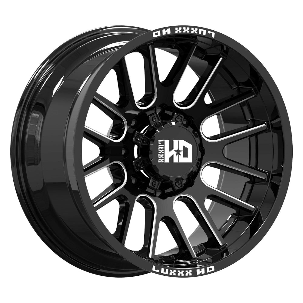 Luxxx HD LHD38 Black Milled Wheel
