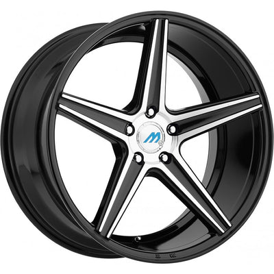 Mach M1 Black Machined Wheel