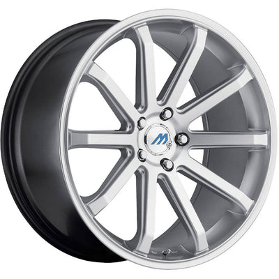 Mach ME10 Hypersilver Machined Wheel