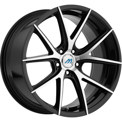 Mach ME15 Black Machined Wheel