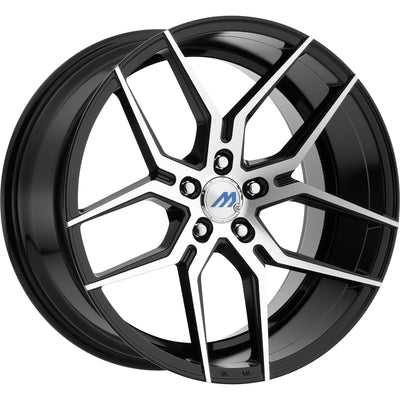 Mach ME4 Black Machined Wheel