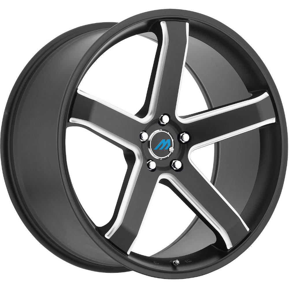 Mach ME5 Black Milled Wheel