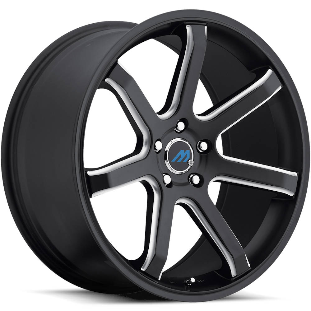 Mach ME7 Black Milled Wheel
