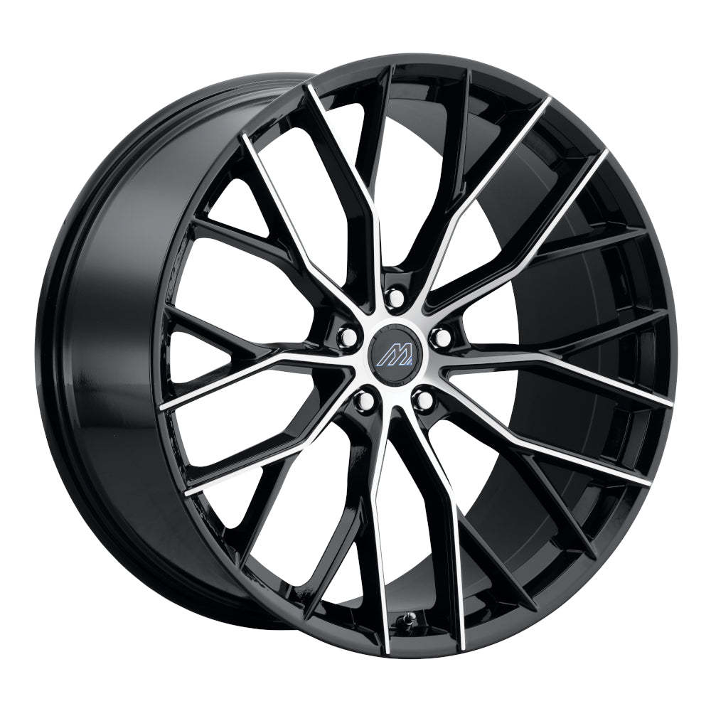 Mach MF10 Black Machined Wheel