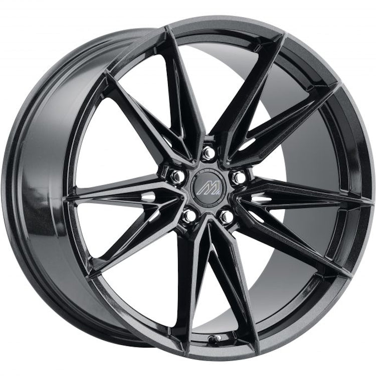 Mach MF5 Gloss Metallic Black Wheel