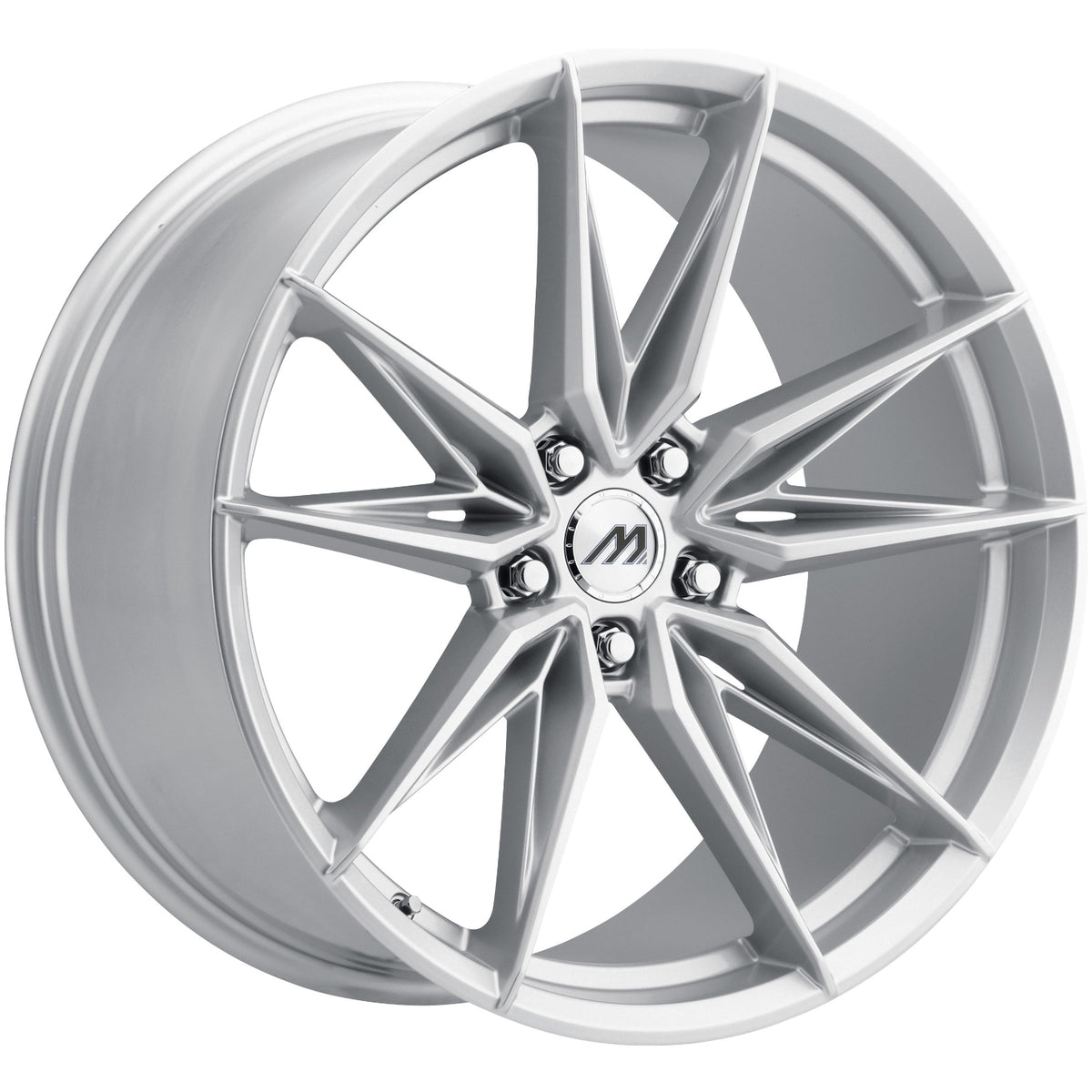 Mach MF5 Silver Machined Wheel