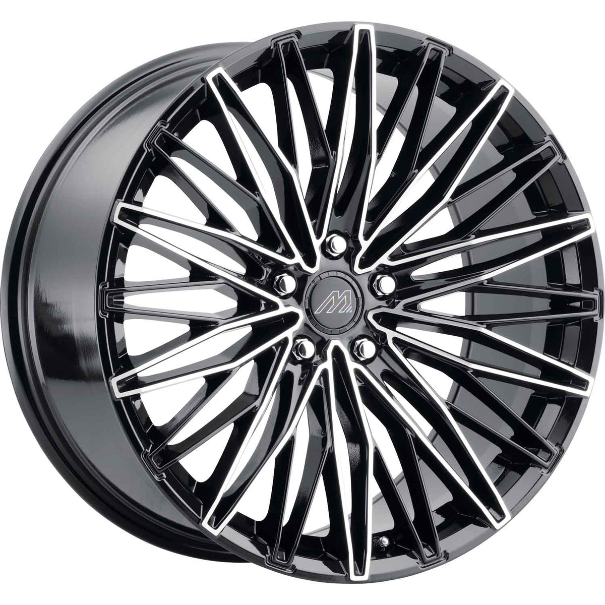 Mach MF9 Black Machined Wheel