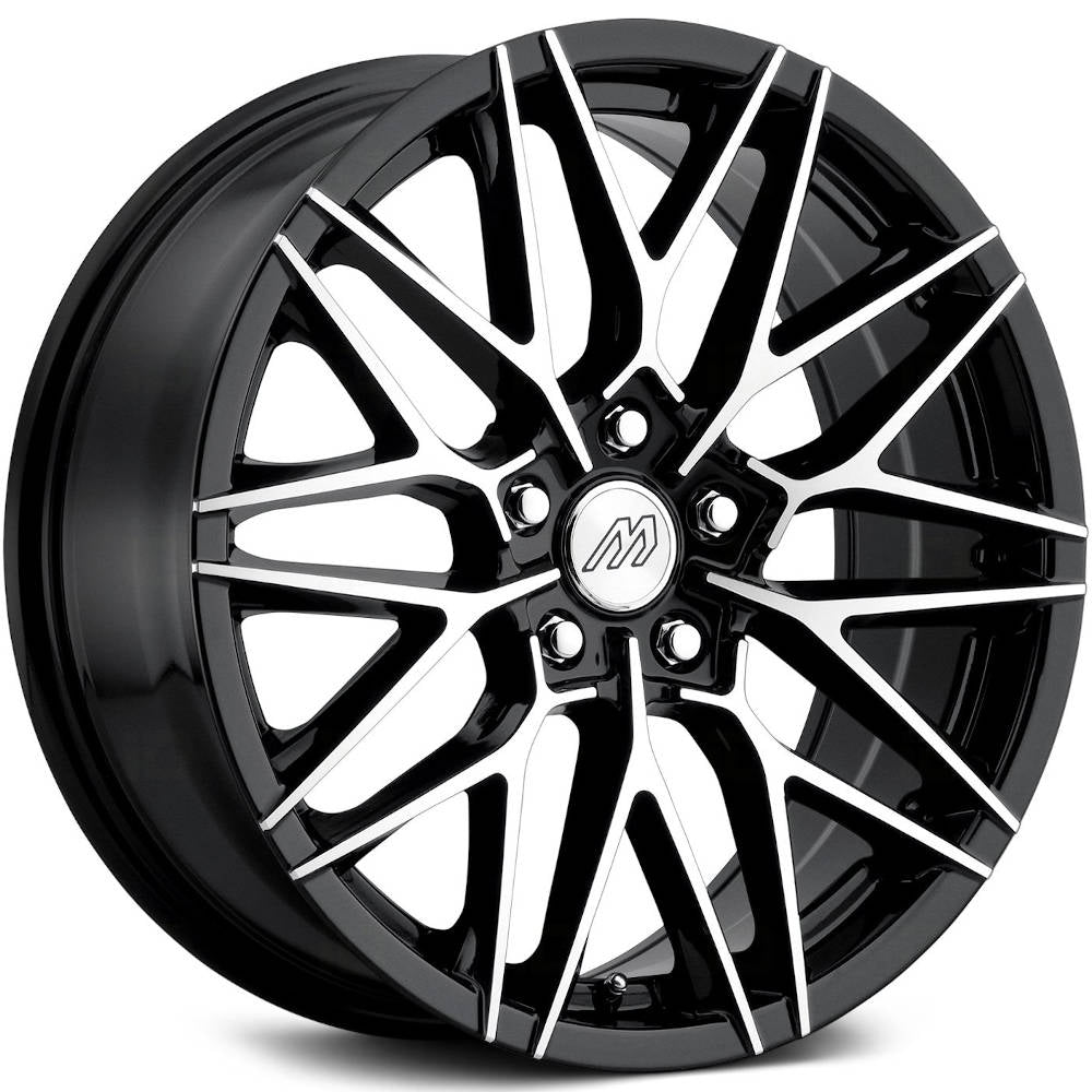 Mach MP40 Black Machined Wheel