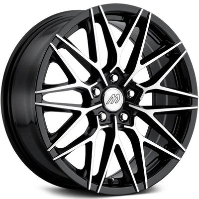 Mach MP40 Black Machined Wheel