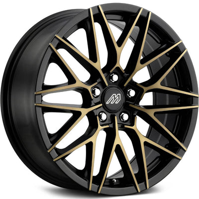 Mach MP40 Black Machined Wheel