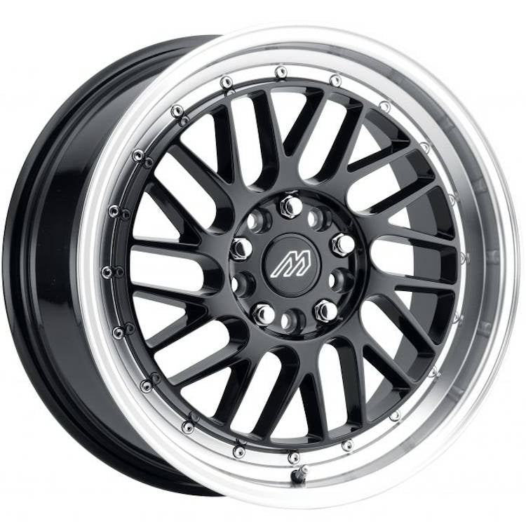 Mach MP42 Black Machined Wheel