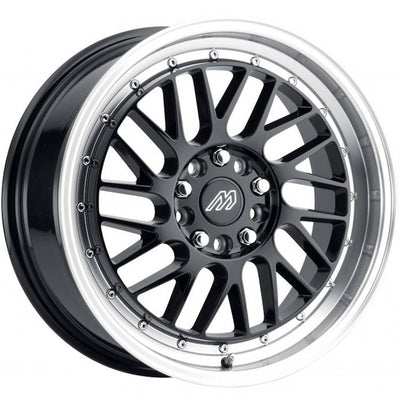 Mach MP42 Black Machined Wheel