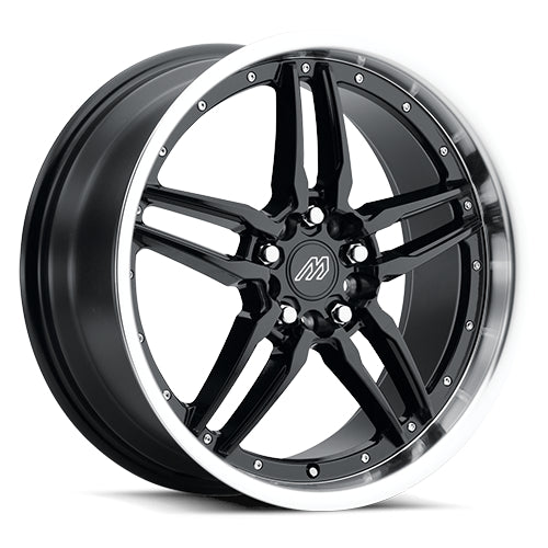 Mach MP57 Black Machined Wheel