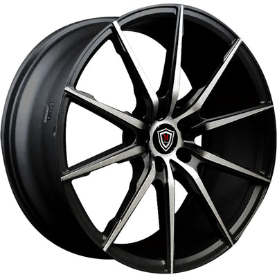 Marquee Luxury M1035 Black Machined Wheel