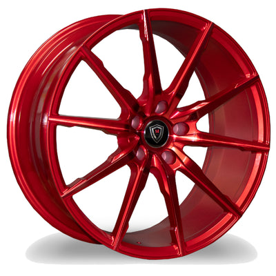 Marquee Luxury M1035 Candy Red Wheel