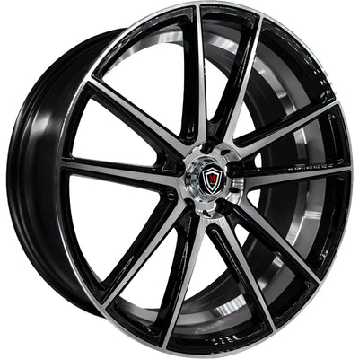 Marquee Luxury M3197 Black Machined Wheel
