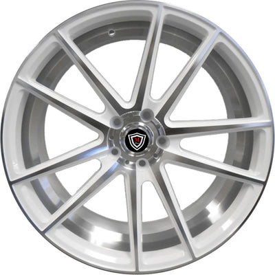 Marquee Luxury M3197 White Machined Wheel
